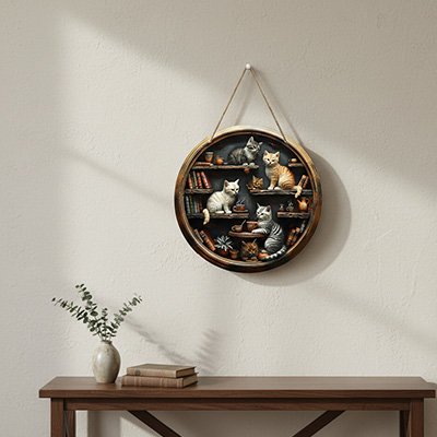 Decoration murale en bois 